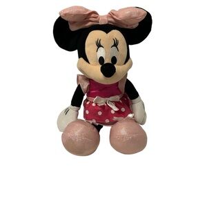 Disney Minnie Mouse Plush Toy – Talks & Bow‎ Lights Up – 16" Just Play
